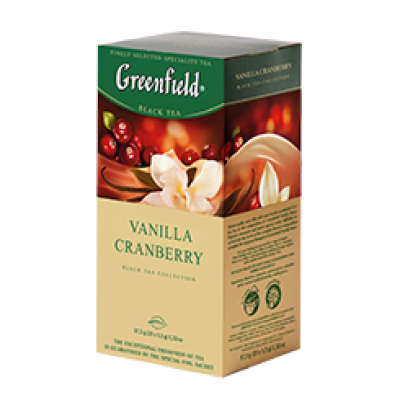 Чай Greenfield Vanilla Cranberry 25пак