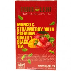 Чай TwinLeaf Чёрный с кусочками Клубники и Манго 100g