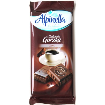 Шоколад Alpinella Черный 100g