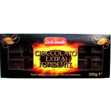 Шоколад Dolciando Extra Черный 500g