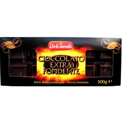 Шоколад Dolciando Extra Черный 500g
