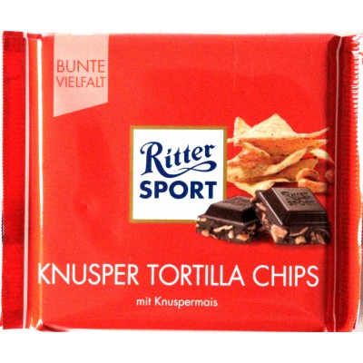 Шоколад Ritter Sport кукурузные чипсы 100g