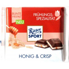 Шоколад Ritter Sport мёд и хлопья 100g