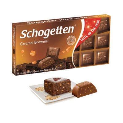 Шоколад Schogetten Caramel Brownie 100g