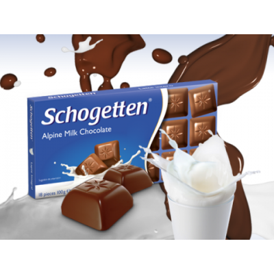 Шоколад Schogetten Alpine Milk Chocolate 100g