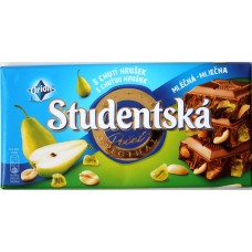 Шоколад Studentska Молочный Груша 180g
