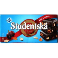 Шоколад Studentska Чёрный Изюм/Орех 180g