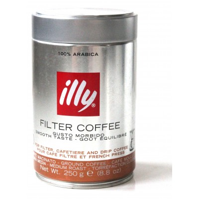 Кофе молотый ILLY Filter Coffee 250g Банка