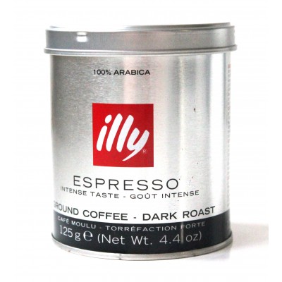 Кофе молотый ILLY Espresso Intense Taste 125g Банка