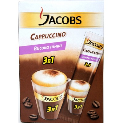Кофе Jacobs 3в1 Cappuccino