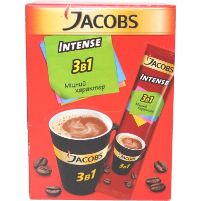 Кофе Jacobs 3в1 Intense