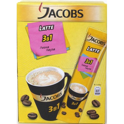 Кофе Jacobs 3в1 Latte