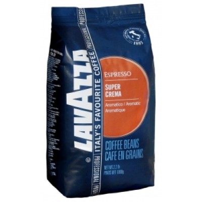 Кофе в зернах Lavazza Super Crema 1kg (6уп./ящ)