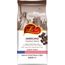 Кофе в зернах Lu've Americano Freedom Blend 1kg  (6уп./ящ)