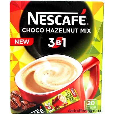 Кофе Nescafe 3в1 Choco Hazelnut Mix