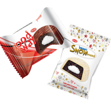 Пирожное GoodWay Какао/SnowBoard Кокос Блок (24шт.)