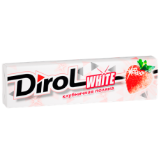 Жевательная резинка Dirol Клубника (30шт./уп)
