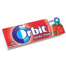 Жевательная резинка Orbit Земляника (Суниця) (30шт./уп)