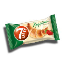 Штучный круассан 7days с Клубникой 60g