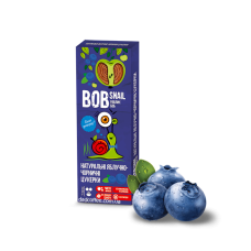 Фруктовая пастила Snail Bob с Черникой и Яблоком 30g