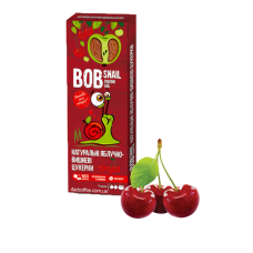 Фруктовая пастила Snail Bob с Вишней и Яблоком 30g