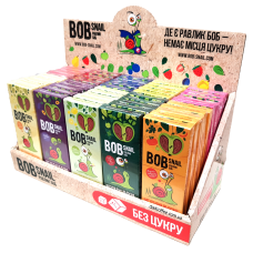 Фруктовая пастила Snail Bob 30g Mix Блок (50шт.)