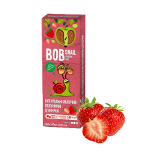 Фруктовая пастила Snail Bob с Клубникой и Яблоком 30g