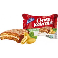 Печенье Супер Контик Молочный Орех 50 гр