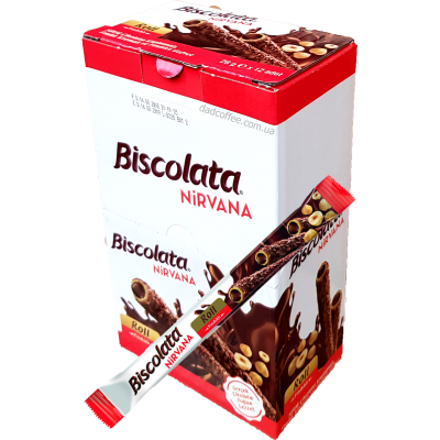 Батончик Biscolata Nirvana Roll Шоколадный Блок (12шт.)