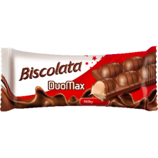 Батончик Biscolata DuoMax молочный