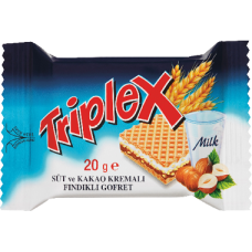 Вафли Triplex Молочные с Орехами