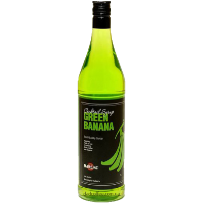 Сироп ТМ "Barlife" Зеленый банан 1L