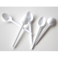 Ложки Чайные Одноразовые Белые 100шт.