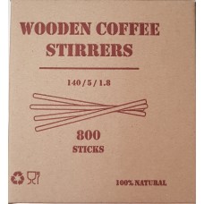 Мешалки Деревянные 800 шт. В Коробке