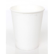 Стаканчики бумажные "Белые" 175 мл. (50шт./уп.)