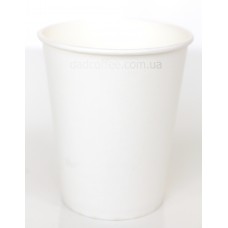 Стаканчики бумажные "Белые" 250 мл. (50шт./уп.)