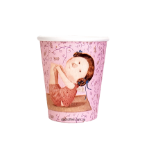 Стаканчики бумажные "Гапчинская розовые" 175 мл. (50шт./уп.) (КР-69)