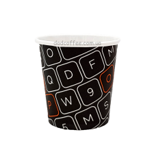 Стаканчики бумажные "Клавиатура" 110 мл. (50шт./уп.)