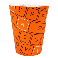 Стаканчики бумажные "Клавиатура" 400 мл. (50шт./уп.) (Т-91)