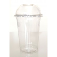 Стаканчики "Купол с крышкой" 400 мл. (50шт./уп.) Paccor