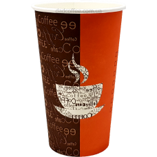 Стаканчики бумажные "To Go" 500 мл. Китай (50шт./уп.) (КР-90)