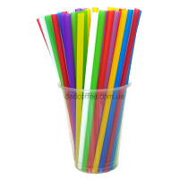 Трубочки Молочка без Колена Цветные 500 шт.