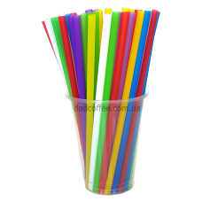 Трубочки Молочка без Колена Цветные 500 шт.