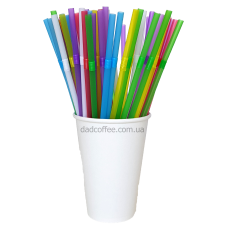 Трубочки с Коленом Цветные 200 шт.