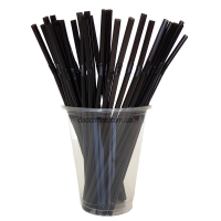 Трубочки с Коленом Черные 1000 шт.
